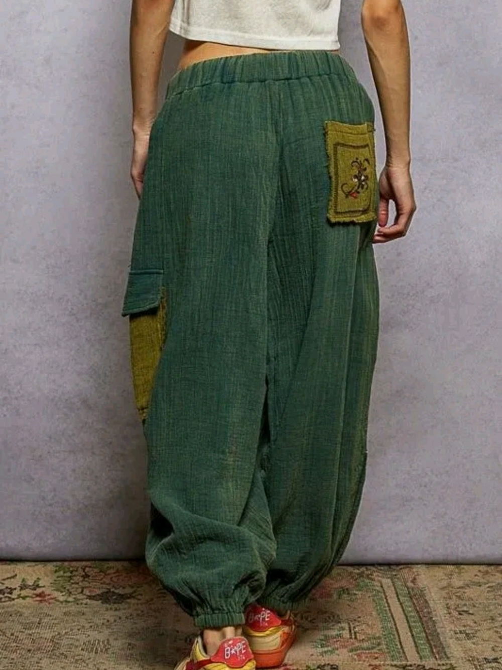 POL Ashton Gauze Joggers Size Small - Picture 4 of 5